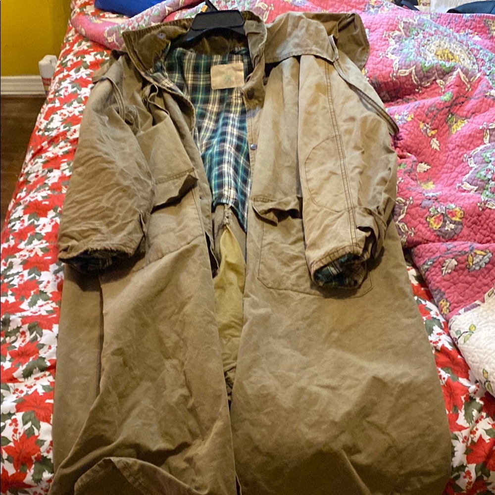 Men's Olive Green vintage Duster